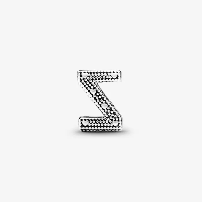 1 Bracelet2 Charms 99 Women Pandora Letter Z Alphabet Charm