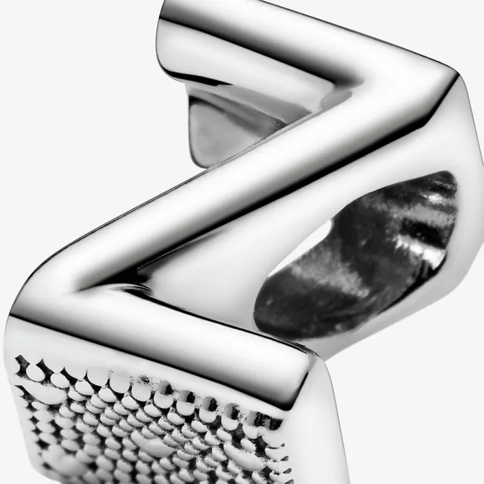 1 Bracelet2 Charms 99 Women Pandora Letter Z Alphabet Charm