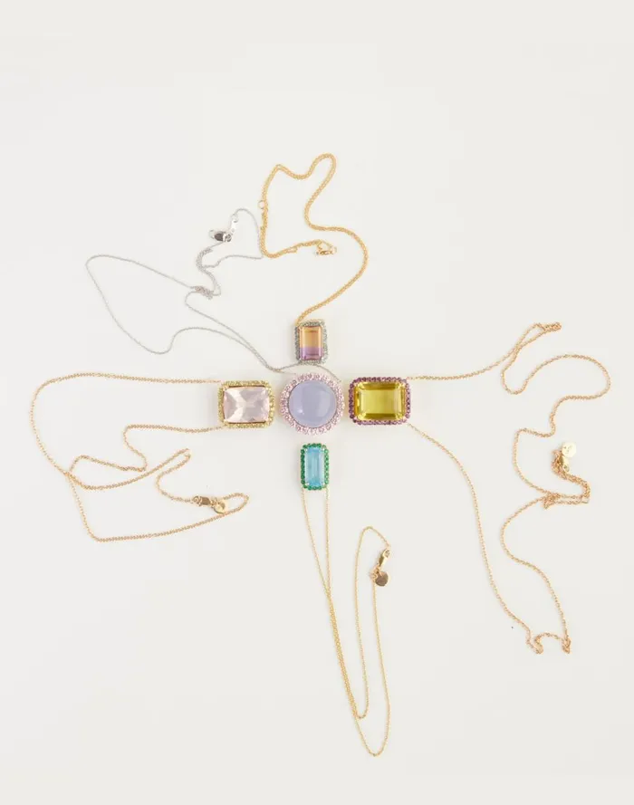 Accessories and Gifts Women Cynthia Rowley Lemon Quartz With Amethyst Pendant Accessories and Gifts Women Cynthia Rowley Lemon Quartz With Amethyst Pendant