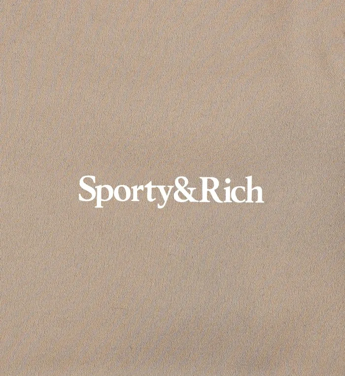 Activewear Women Sporty and Rich Serif Logo Sports Tank 8211 ElephantWhite