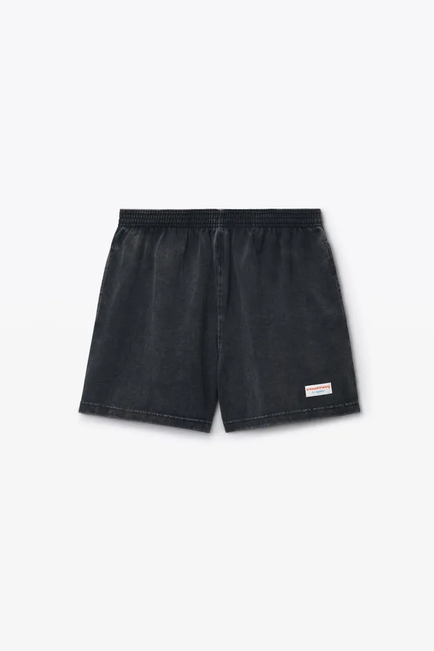 Alexander Wang Bodywear RelaxedFit Shorts In Heavy Cotton Jersey