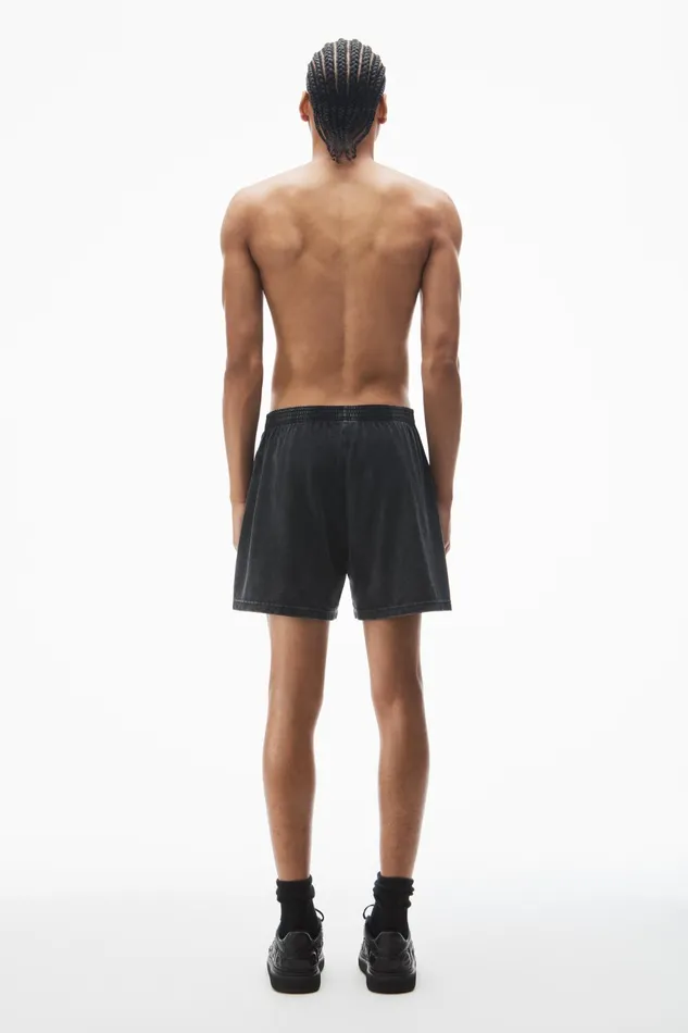 Alexander Wang Bodywear RelaxedFit Shorts In Heavy Cotton Jersey