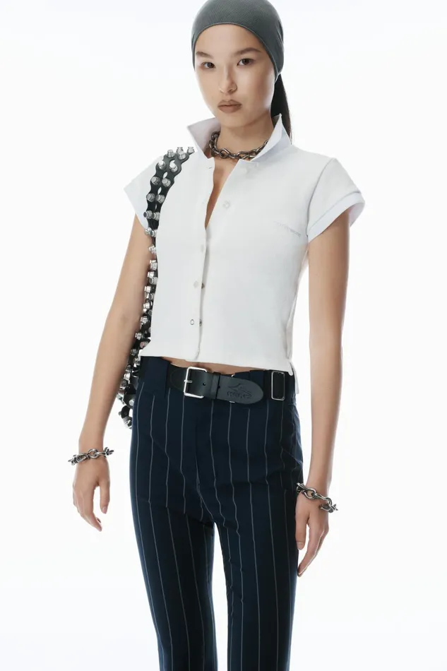 Alexander Wang Pants Baseball Pinstripe Capri Pants 8211 Women