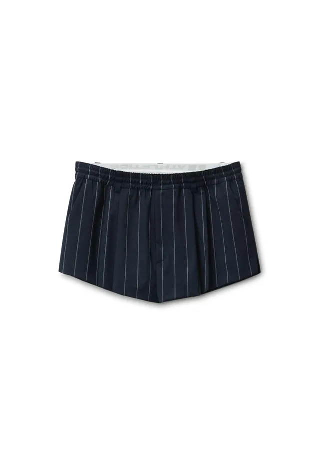 Alexander Wang Shorts Pinstripe Tropical Wool Stretch Shorts 8211 Women