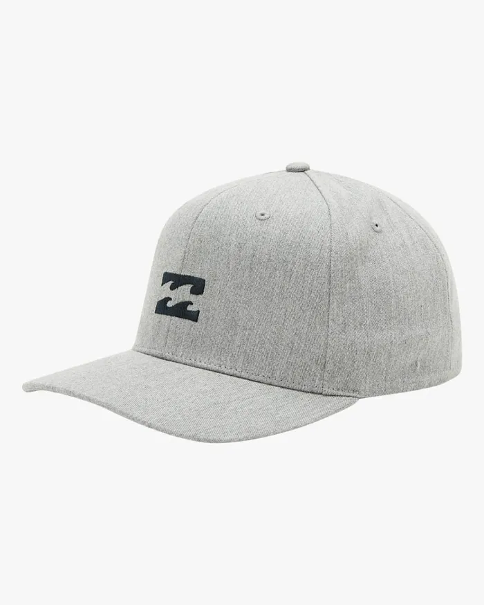 All Day Snapback Hat Grey Heather Men Billabong Hats