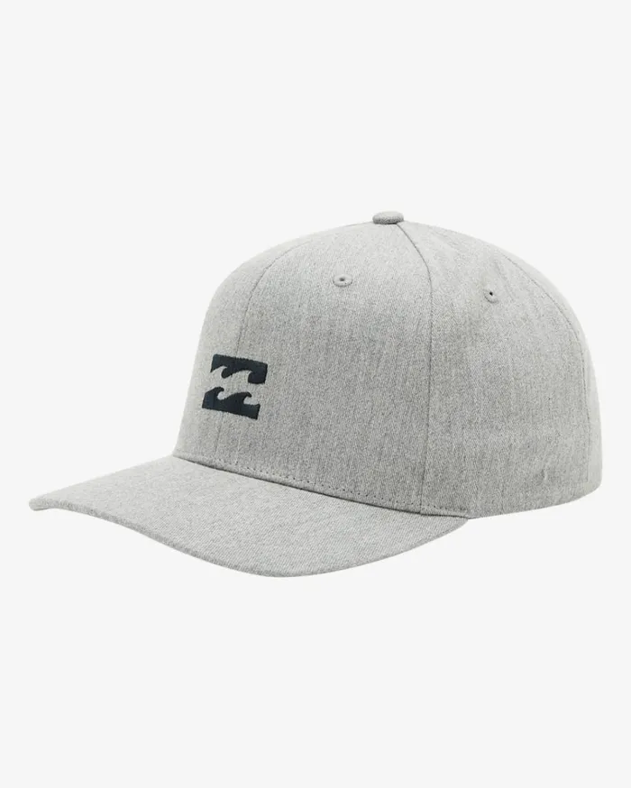 All Day Snapback Hat Grey Heather Men Billabong Hats
