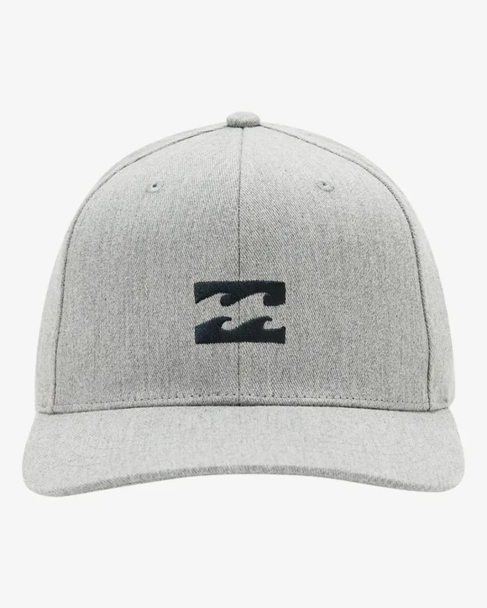 All Day Snapback Hat Grey Heather Men Billabong Hats