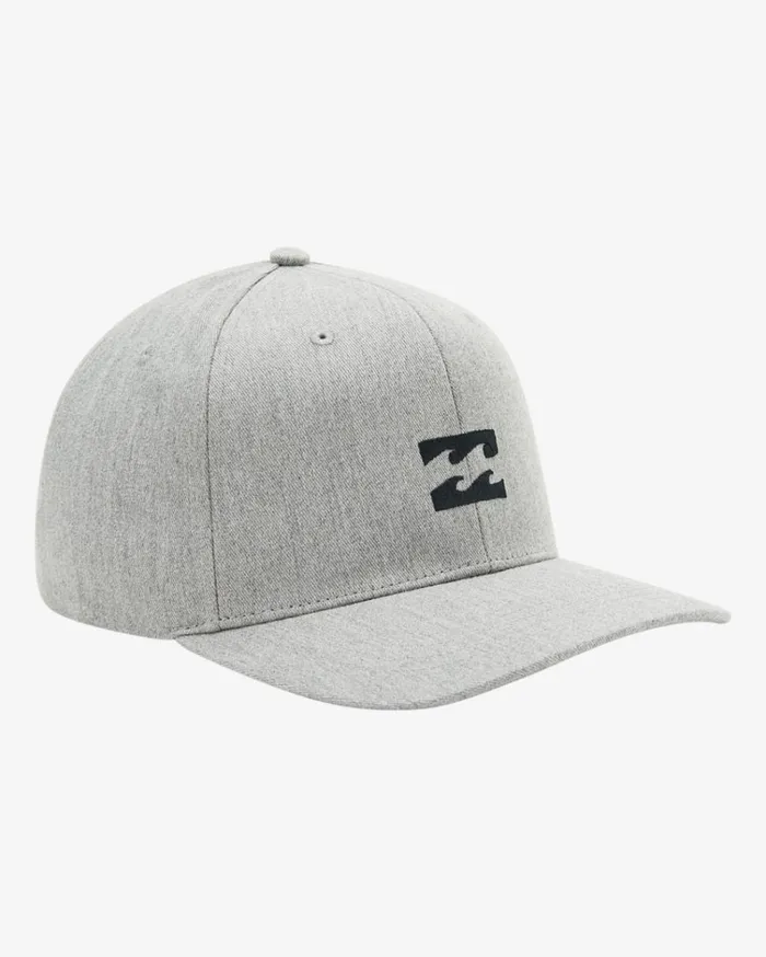 All Day Snapback Hat Grey Heather Men Billabong Hats