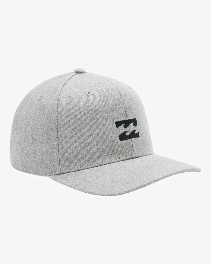 All Day Snapback Hat Grey Heather Men Billabong Hats