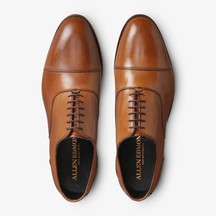 Allen Edmonds Bond Street CapToe Oxford Walnut Men Oxfords and Derbys