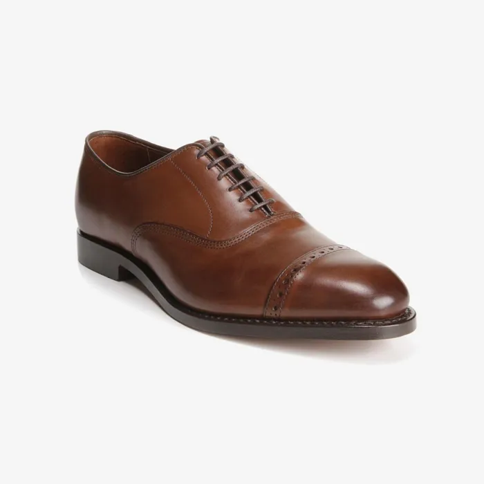 Allen Edmonds Fifth Avenue CapToe Oxford Coffee Men Wide Width Shoes