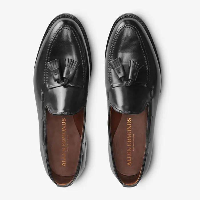 Allen Edmonds Grayson Shell Cordovan Dress Loafer Black Men Made In The Usa