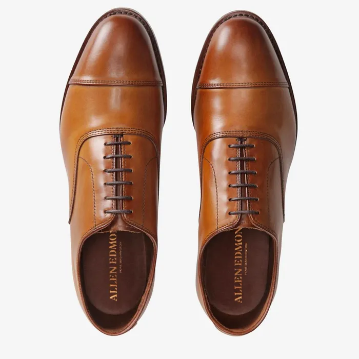 Allen Edmonds Park Avenue CapToe Oxford Walnut Men Wide Width Shoes