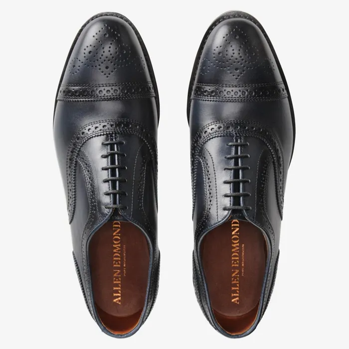 Allen Edmonds Strand CapToe Oxford Midnight Navy Men Oxfords and Derbys