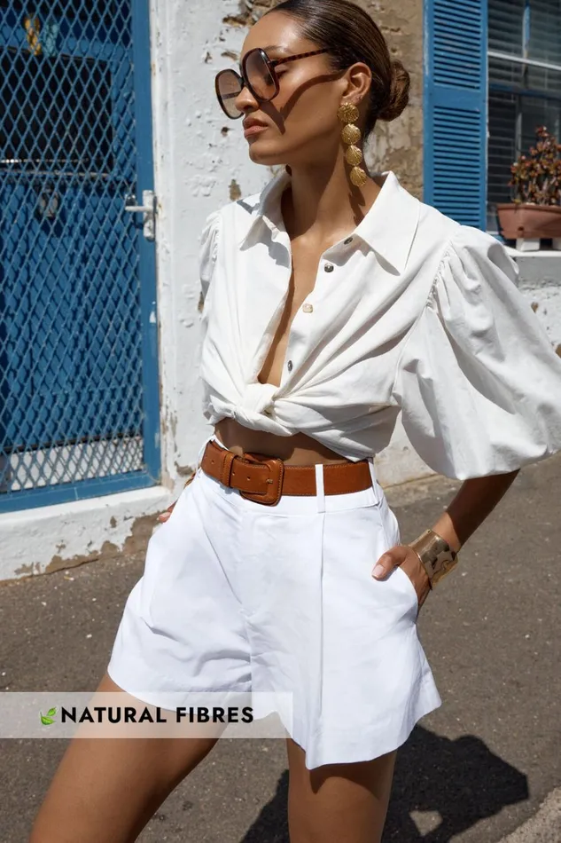 Amalie The Label 8211 Noemie Linen Blend High Waisted Belted Tailored Shorts In White Women Showpo Shorts Amalie The Label 8211 Noemie Linen Blend High Waisted Belted Tailored Shorts In White Women Showpo Shorts
