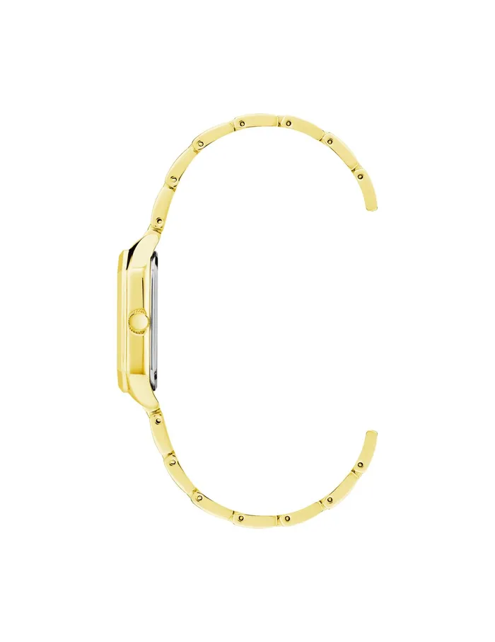 Anne Klein Octagonal Shaped Metal Bracelet Watch Goldtone Women Watches 038 Jewelry