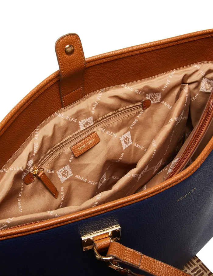 Anne Klein Perfect Work Tote Bag Distant Mountain Women Handbags