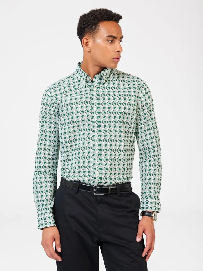 Ben Sherman Archive Print Shirts Men Signature Retro Print Shirt Ben Sherman Archive Print Shirts Men Signature Retro Print Shirt