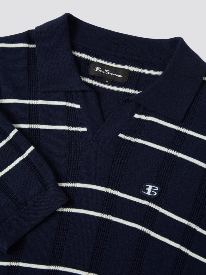 Ben Sherman Mod Knit Polos Men B By Relaxed Knit Polo 8211 Marine Ben Sherman Mod Knit Polos Men B By Relaxed Knit Polo 8211 Marine