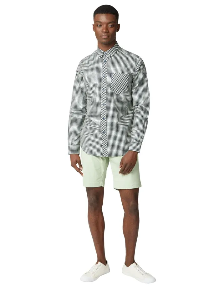 Ben Sherman Shorts Men Signature Slim Stretch Chino Short 8211 Green