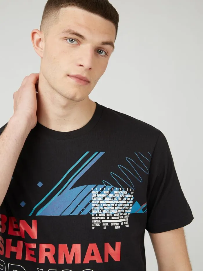 Ben Sherman TShirts and Graphic Tees Men Signature 1980s Graphic Tee Ben Sherman TShirts and Graphic Tees Men Signature 1980s Graphic Tee