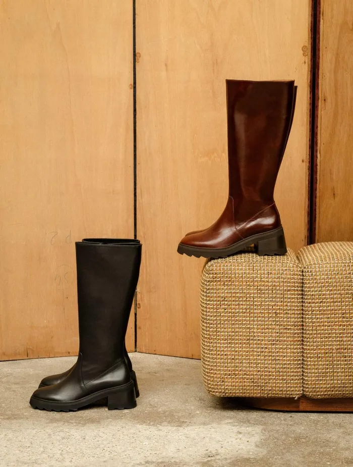 Bobbies Knee High Boots Enora Passion Black 8211 Women