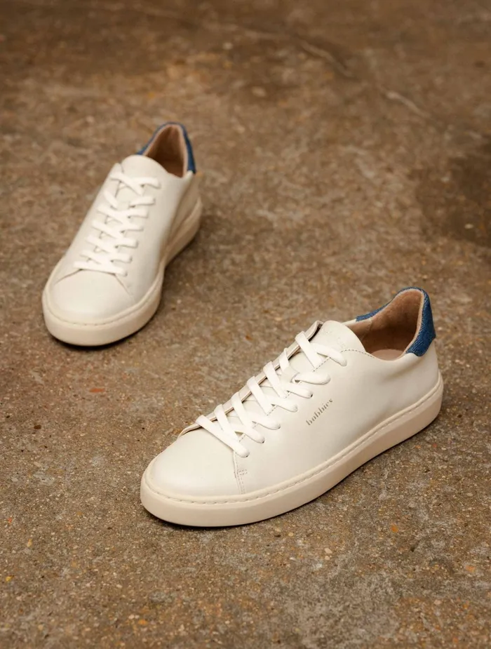 Bobbies Sneakers Sanna Off White and Stone Denim 8211 Women