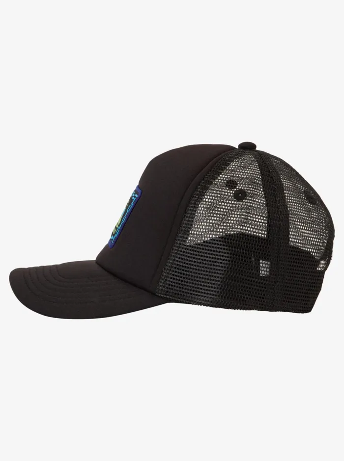 Boys Quiksilver Hats Boy039s 27 Sneaky Peak Trucker Hat Black