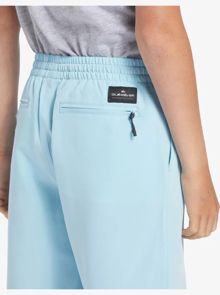 Boys Quiksilver Shorts Boy039s 816 Ocean Elastic 18034 Amphibian Boardshorts Sky Blue Boys Quiksilver Shorts Boy039s 816 Ocean Elastic 18034 Amphibian Boardshorts Sky Blue