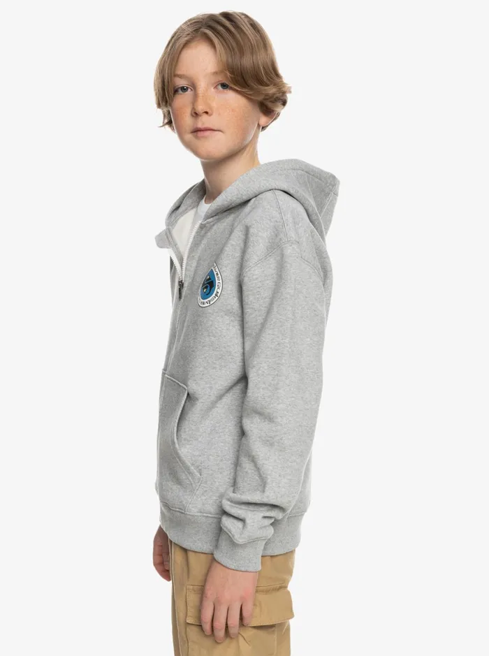 Boys Quiksilver Sweatshirts and Hoodies Boy039s 816 Shadow Groove Zip Up Hoodie Light Grey Heather Boys Quiksilver Sweatshirts and Hoodies Boy039s 816 Shadow Groove Zip Up Hoodie Light Grey Heather