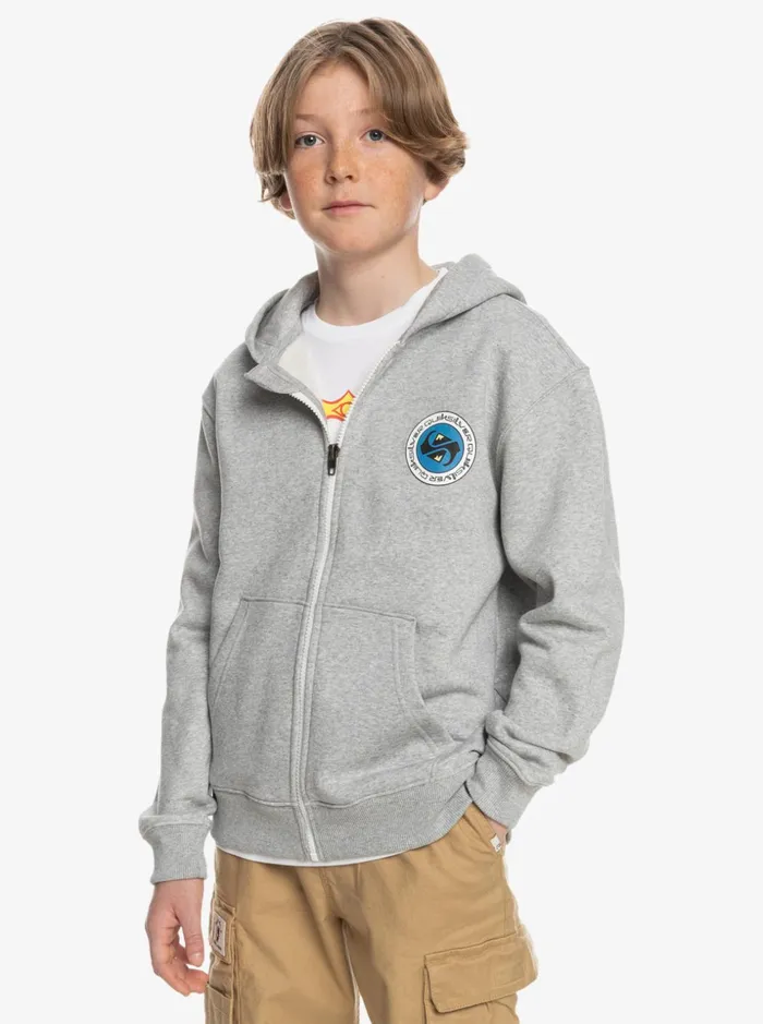 Boys Quiksilver Sweatshirts and Hoodies Boy039s 816 Shadow Groove Zip Up Hoodie Light Grey Heather Boys Quiksilver Sweatshirts and Hoodies Boy039s 816 Shadow Groove Zip Up Hoodie Light Grey Heather