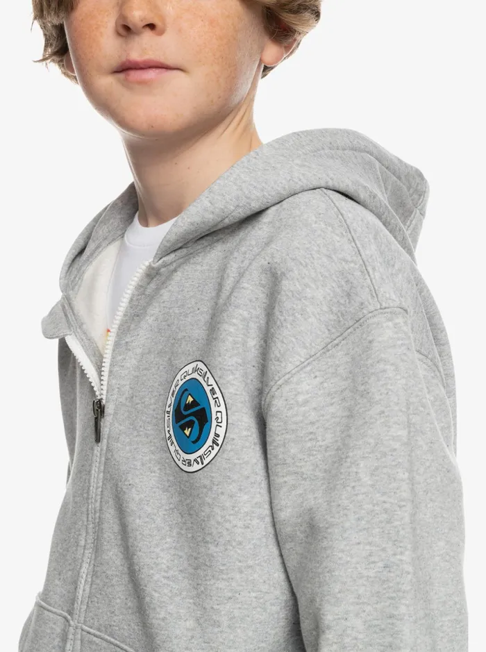 Boys Quiksilver Sweatshirts and Hoodies Boy039s 816 Shadow Groove Zip Up Hoodie Light Grey Heather Boys Quiksilver Sweatshirts and Hoodies Boy039s 816 Shadow Groove Zip Up Hoodie Light Grey Heather