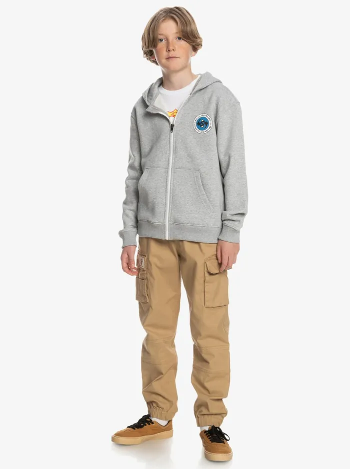 Boys Quiksilver Sweatshirts and Hoodies Boy039s 816 Shadow Groove Zip Up Hoodie Light Grey Heather Boys Quiksilver Sweatshirts and Hoodies Boy039s 816 Shadow Groove Zip Up Hoodie Light Grey Heather