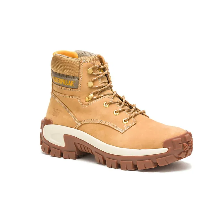 Cat Footwear Boots Men039s Invader Hi Steel Toe Work Boot Honey Reset 8211 Men