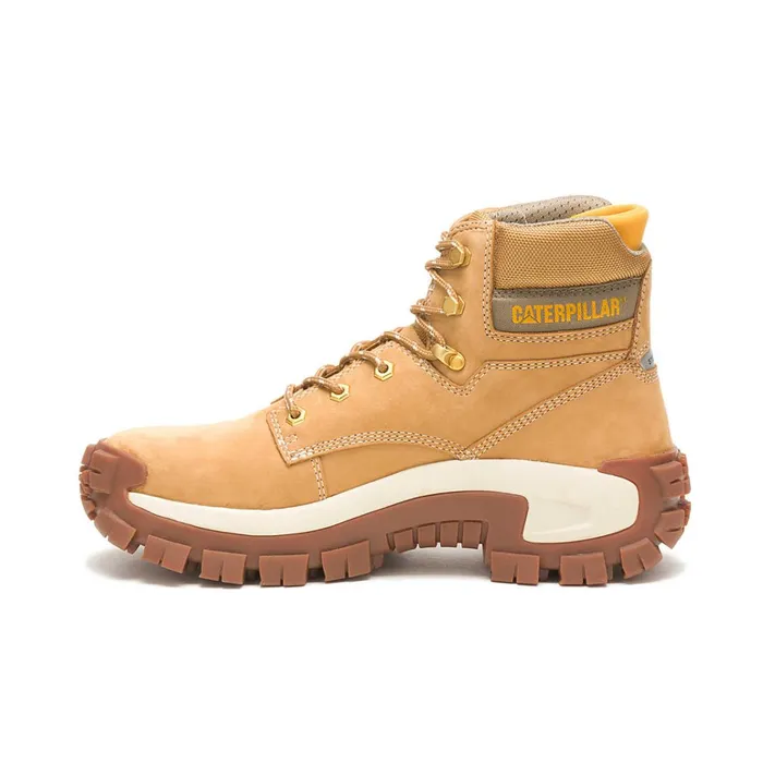 Cat Footwear Boots Men039s Invader Hi Steel Toe Work Boot Honey Reset 8211 Men