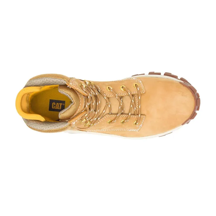 Cat Footwear Boots Men039s Invader Hi Steel Toe Work Boot Honey Reset 8211 Men