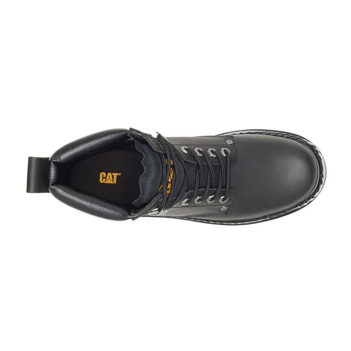 Cat Footwear Boots Men039s Second Shift Work Boot Black 8211 Men