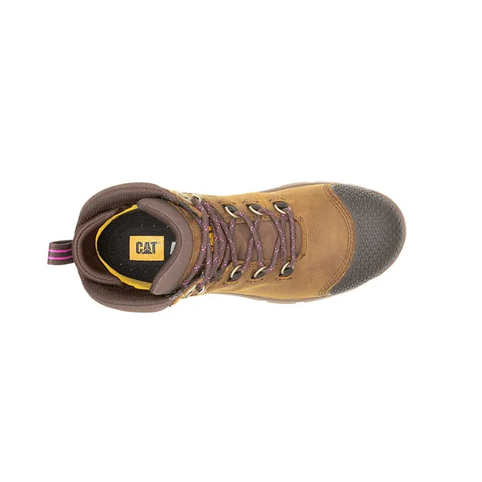 Cat Footwear Boots Women039s Accomplice X Waterproof Steel Toe Work Boot Crisp 8211 Women
