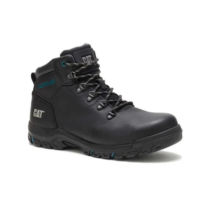 Cat Footwear Boots Women039s Mae Steel Toe Waterproof Work Boot Black 8211 Women