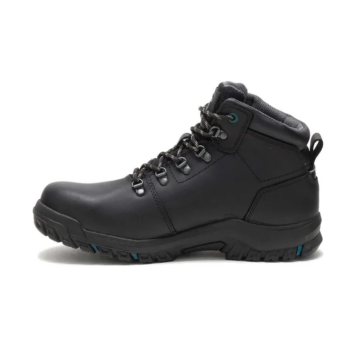 Cat Footwear Boots Women039s Mae Steel Toe Waterproof Work Boot Black 8211 Women