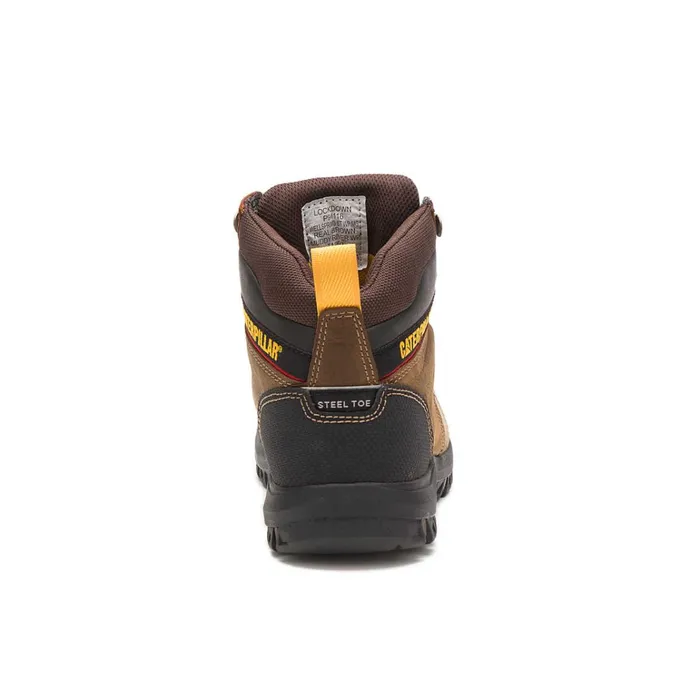 Cat Footwear Boots Women039s Wellspring Waterproof Metatarsal Guard Steel Toe Work Boot Real Brown 8211 Women