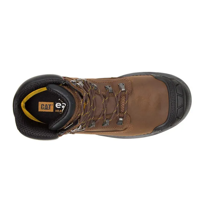 Cat Footwear Composite Toe Men039s Excavator XL 6034 Waterproof Composite Toe Work Boot Dark Brown 8211 Men