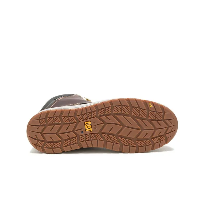 Cat Footwear Soft Toe Men039s Impact Waterproof Work Boot Friar Brown 8211 Men