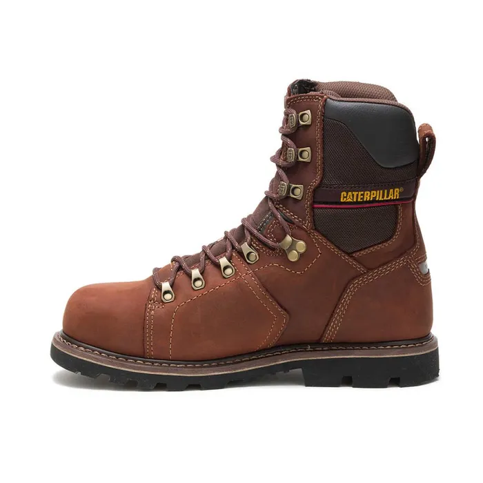 Cat Footwear Steel Toe Men039s Alaska 20 8034 Waterproof Thinsulate Steel Toe Work Boot Walnut 8211 Men