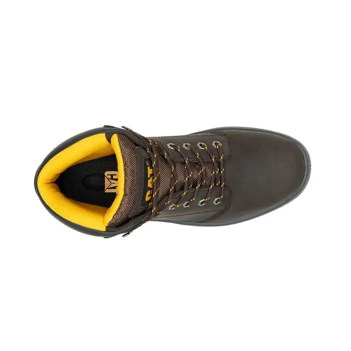 Cat Footwear Steel Toe Men039s Striver Steel Toe Work Boot Brown 8211 Men