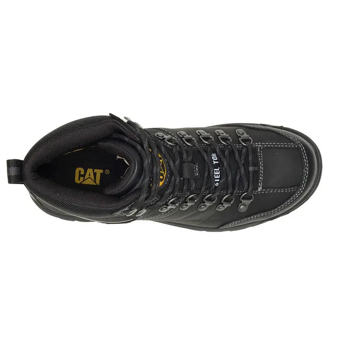 Cat Footwear Waterproof Men039s Threshold Waterproof Steel Toe Work Boot Black 8211 Men