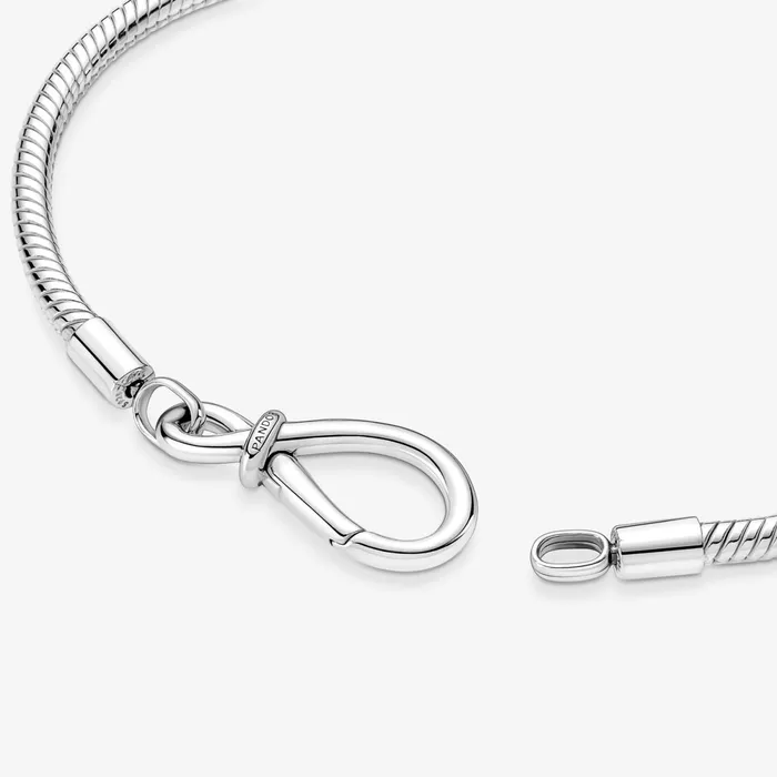 Charm Bracelets Women Pandora Online Moments Infinity Knot Snake Chain Bracelet