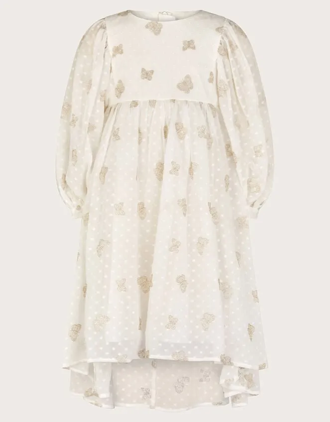 Children Butterfly Tunic Dress Cream Monsoon Dresses