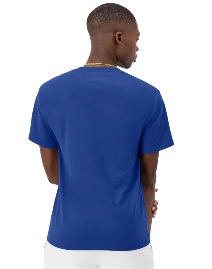 Classic Tee Embroidered C Logo Surf The Web Men Champion TShirts and Tops