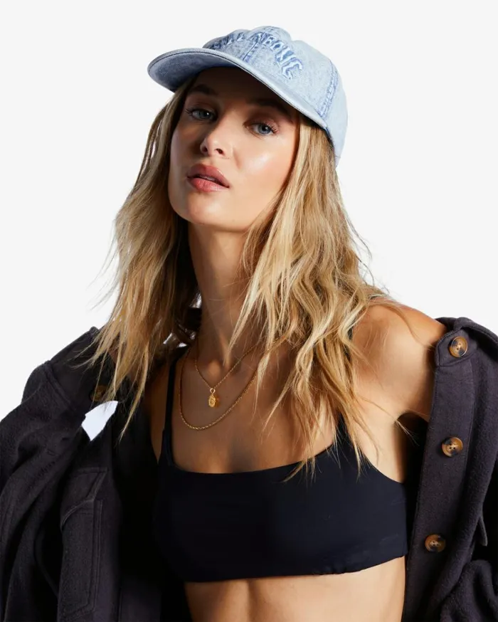 Dad Hat Strapback Hat True Blue 1 Women Billabong Hats and Beanies
